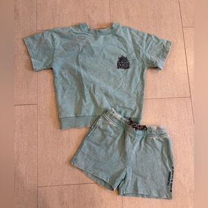 Smallbone & Scot 2-piece toddler short set size 4T